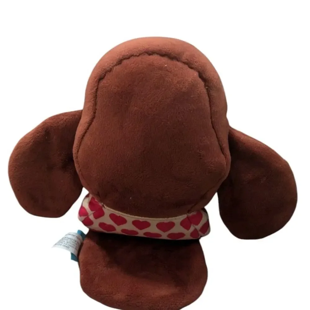 Bark Box perfect man Manatee Dog Toy Plush Squeaker Crinkle Valentine Hearts l